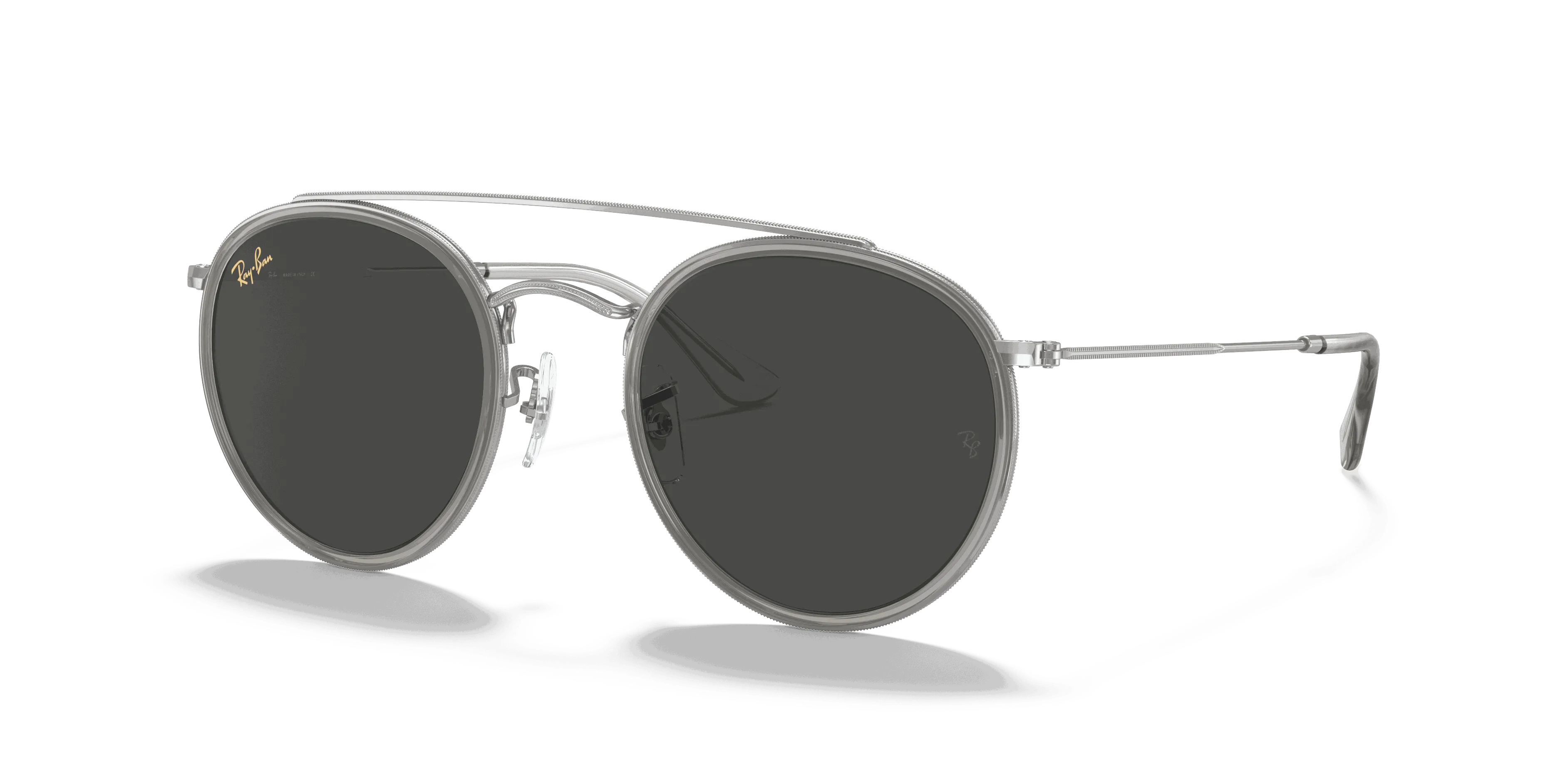 RayBan ROUND DOUBLE BRIDGE LEGEND GOLD