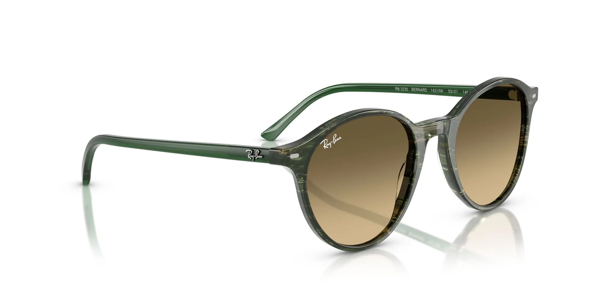 RB2230 14210A (53)  transparent fantasy green/brown lens