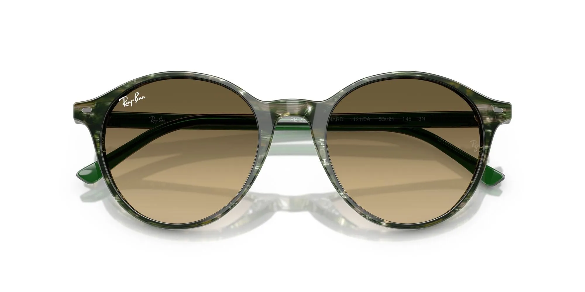 RB2230 14210A (53)  transparent fantasy green/brown lens