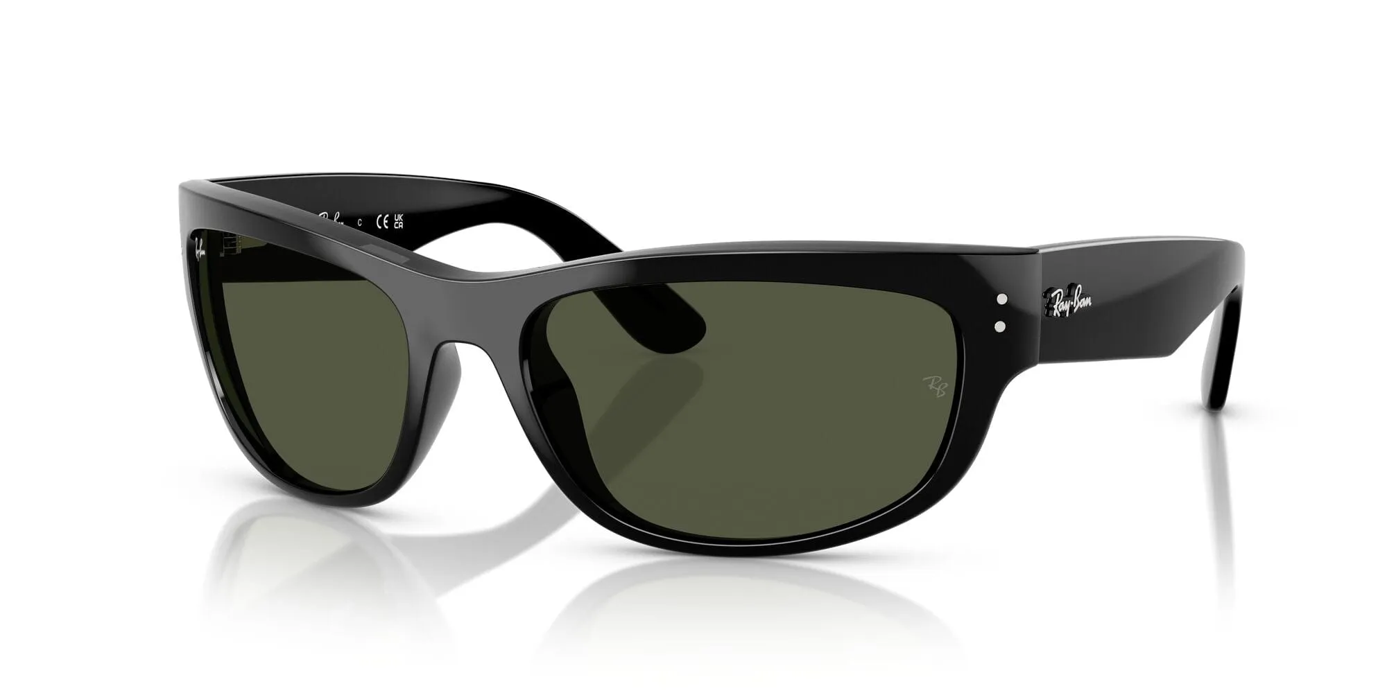 RB2289 901/31 (63) Mega Balorama black w/green lens