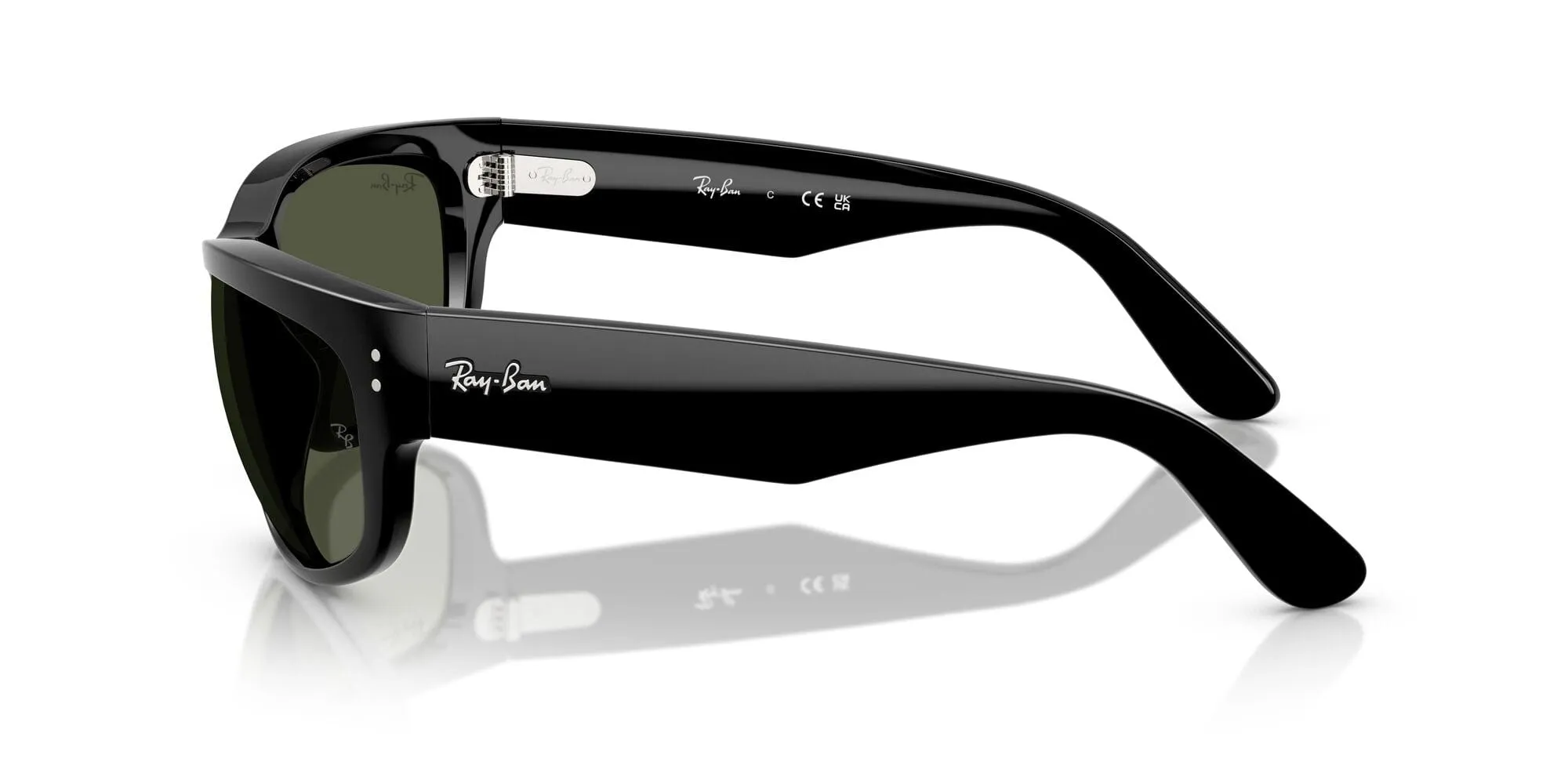 RB2289 901/31 (63) Mega Balorama black w/green lens