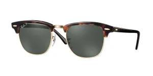 RB3016 990/58 [51] clubmaster tortoise/gold g15 polarised