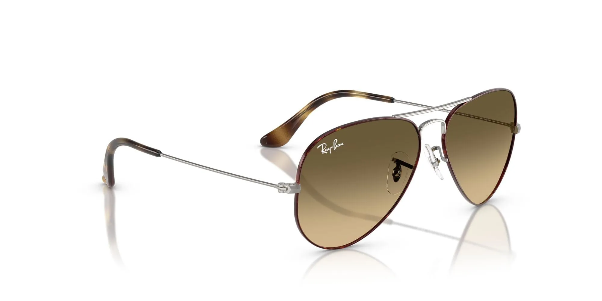 RB3025 92700A (62)  havana  gunmetal/brown vintage gradient black lens