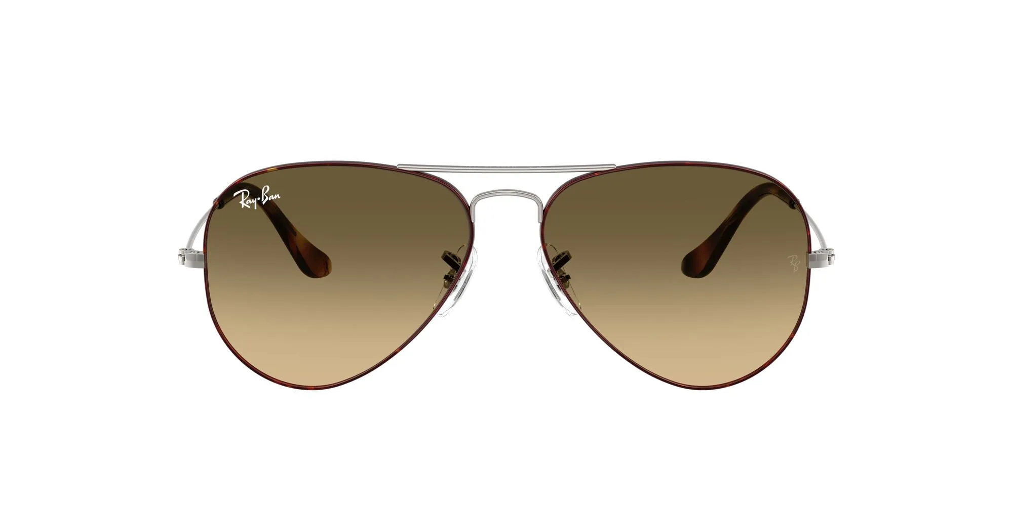RB3025 92700A (62)  havana  gunmetal/brown vintage gradient black lens