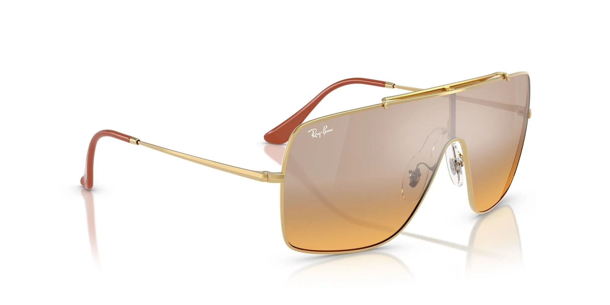 RB3697M F105Y1 Ferrari arista/orange mirror gradient silver lens