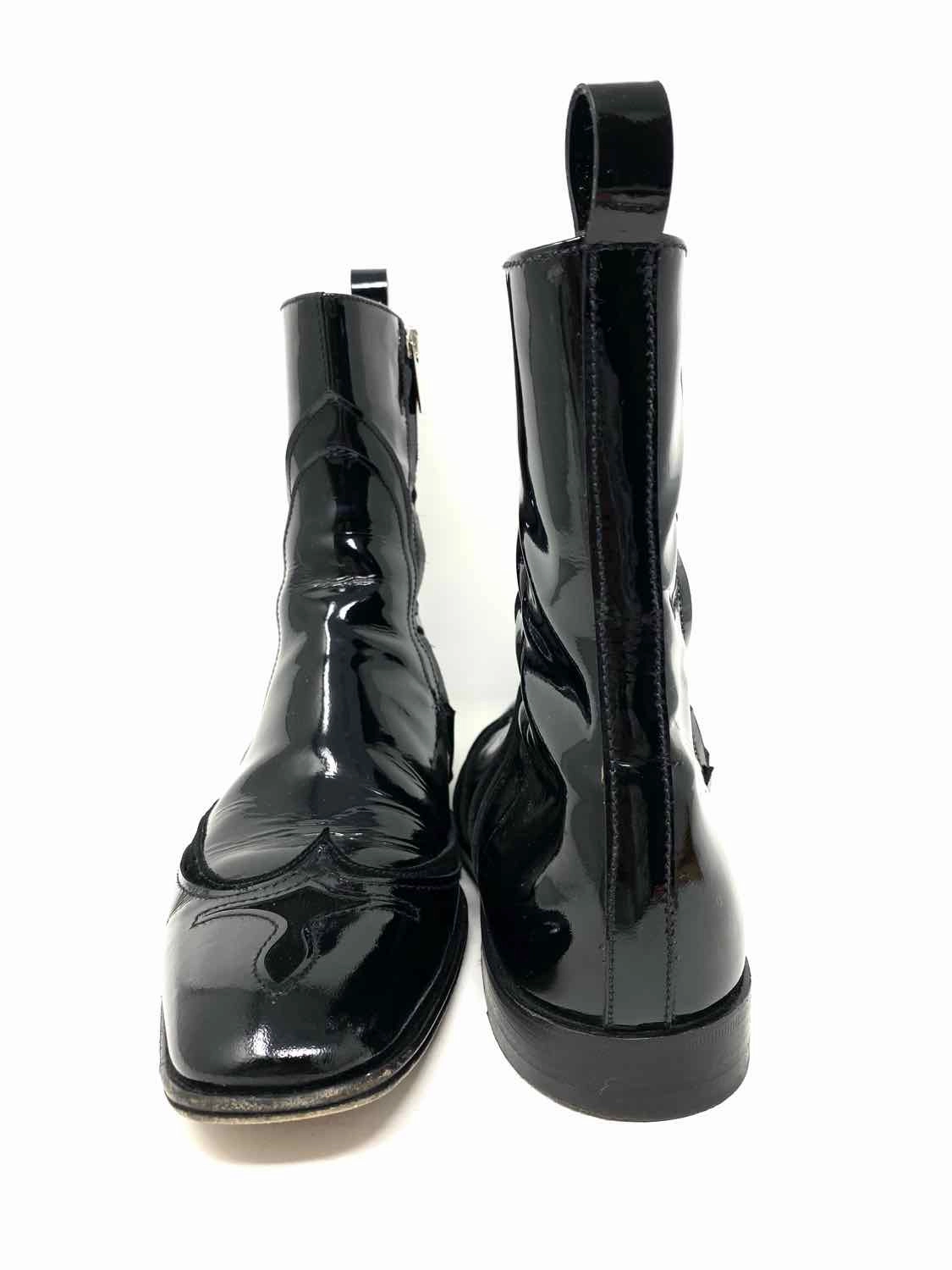 Versace Men's Black Shoe Size 7.5 Boots