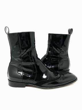Versace Men's Black Shoe Size 7.5 Boots