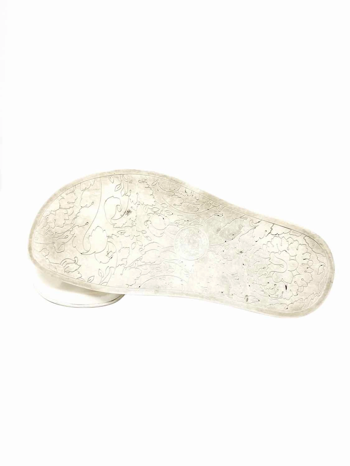 Versace Women's Ivory Rubber Medusa Size 36/6 Slide